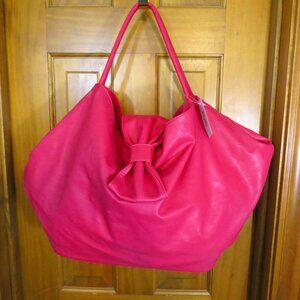 NWT Murval Hot Pink Purse/Bag/Tote Supple Large